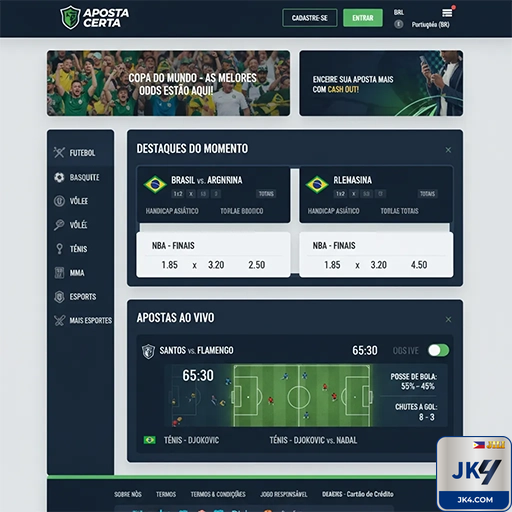 jk4b - acompanhar em ao vivo apostas online